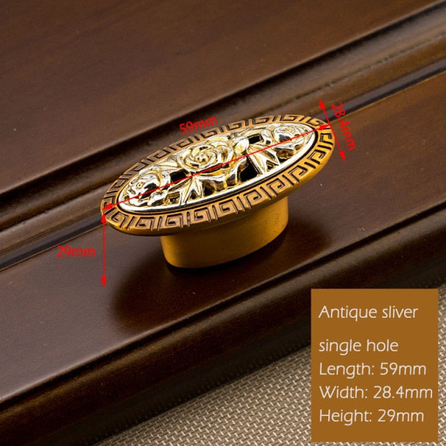 Antique Vintage Wardrobe Door Knobs Zinc Alloy - KiwisLove