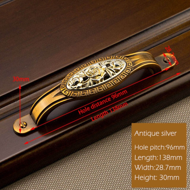 Antique Vintage Wardrobe Door Knobs Zinc Alloy - KiwisLove