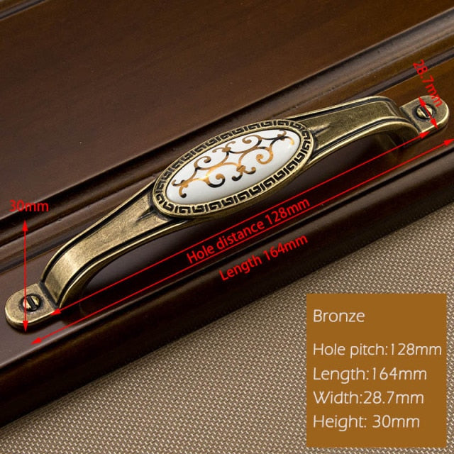 Antique Vintage Wardrobe Door Knobs Zinc Alloy - KiwisLove