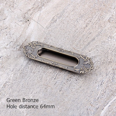 Vintage Tatami Hidden Door Handles Zinc Alloy - KiwisLove