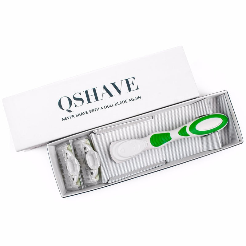 Qshave Woman Shaving Razor Hair Removal Epilator + 2pcs X5 Blade - KiwisLove