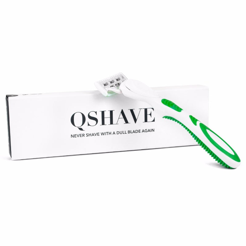 Qshave Woman Shaving Razor Hair Removal Epilator + 2pcs X5 Blade - KiwisLove