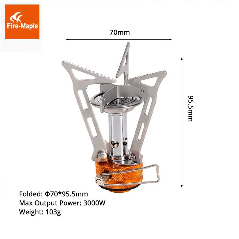 Fire Maple Outdoor Camping FMS-103 Canister Stove Foldable Burner - KiwisLove