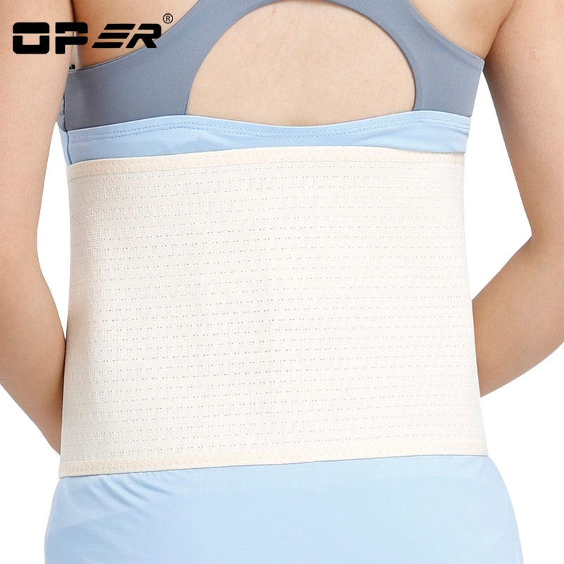 OPER Waist Belt Lumbar Support Rib Cage Protect Back Brace Slim Fit Belt - KiwisLove