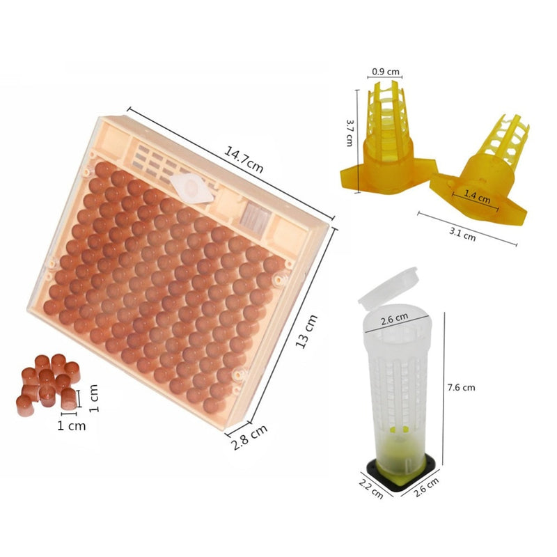Cupkit 120 Cell Cups  Queen Rearing System Bee Nicot Complete Catcher - KiwisLove