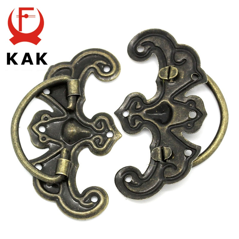 10pcs Classical Bronze Tone Pattern Pulls Handle Knobs - KiwisLove