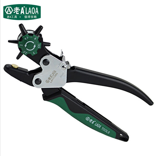 LAOA Technical grade 6 in 1 Multi-fonction Leather Punch Pliers Professional - KiwisLove