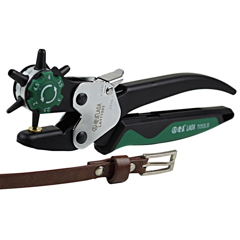 LAOA Technical grade 6 in 1 Multi-fonction Leather Punch Pliers Professional - KiwisLove