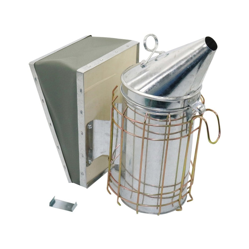 BeeKeeping Smoker Bee Hive Smoker Small Galvanized Heat Shield Board - KiwisLove