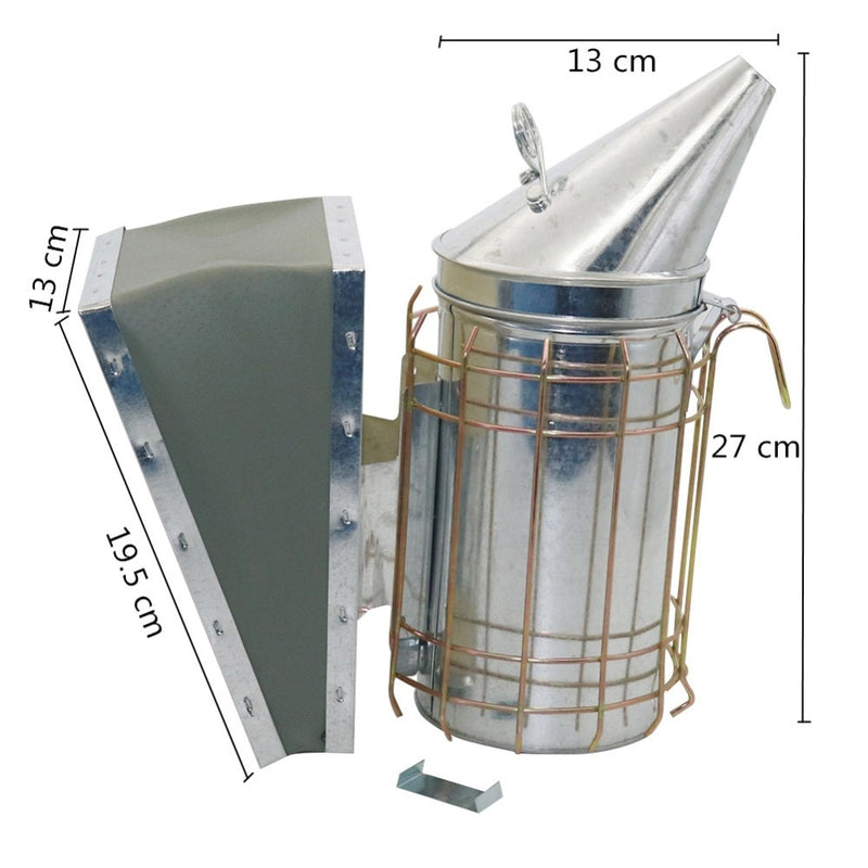 BeeKeeping Smoker Bee Hive Smoker Small Galvanized Heat Shield Board - KiwisLove