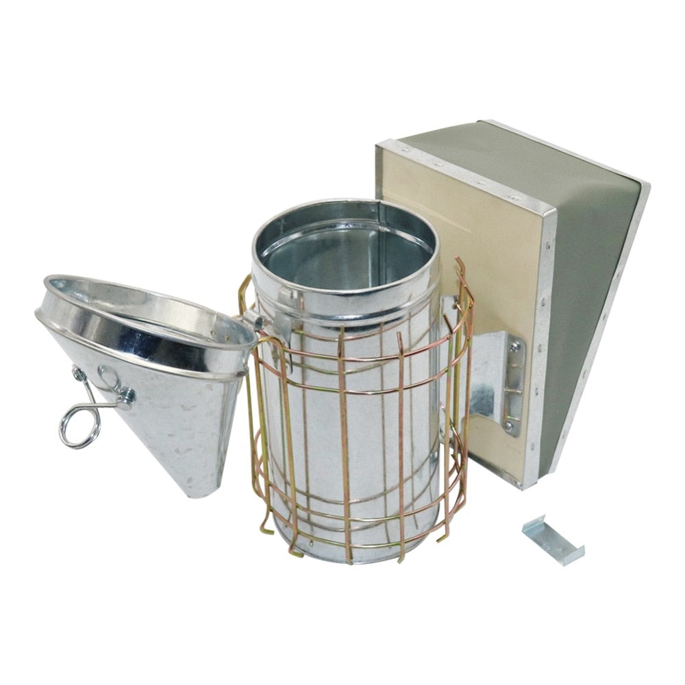 BeeKeeping Smoker Bee Hive Smoker Small Galvanized Heat Shield Board - KiwisLove