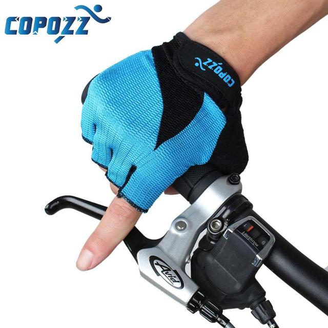 COPOZZ Cycling Gloves Half Finger Men  Shockproof Bike Gloves GEL MTB - KiwisLove