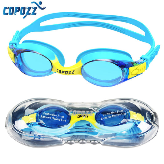 COPOZZ Swimming Goggles Kids Age 3-10 Waterproof Swimming Glasses - KiwisLove