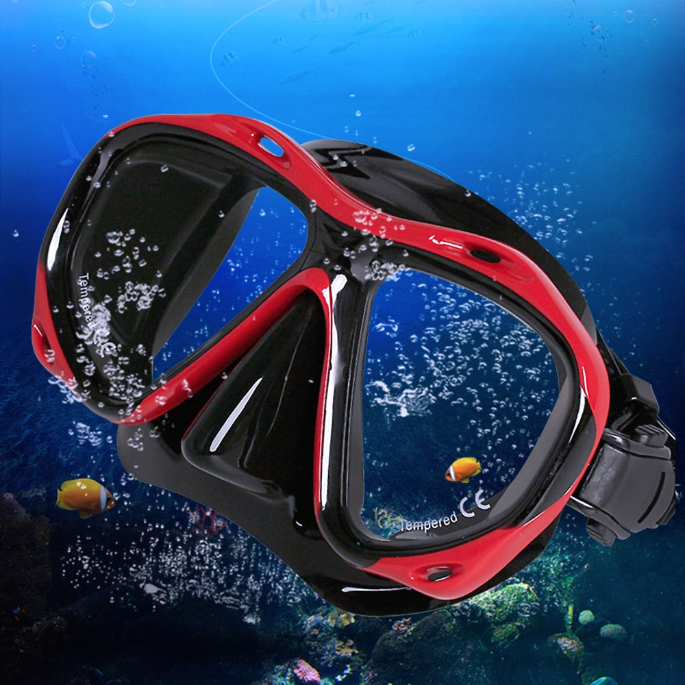 Copozz Professional Skuba Diving Mask Goggles Watersports Snorkel - KiwisLove
