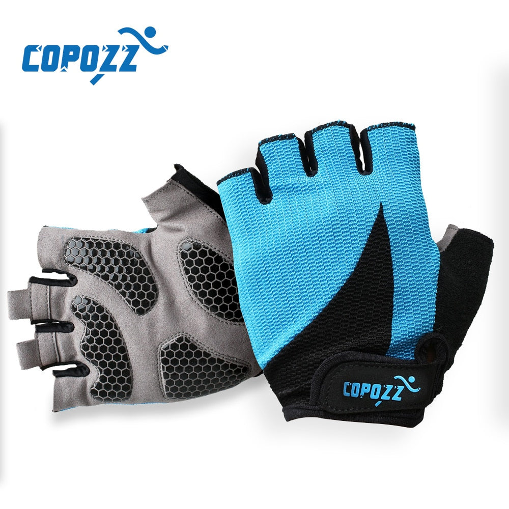 COPOZZ Cycling Gloves Half Finger Men  Shockproof Bike Gloves GEL MTB - KiwisLove