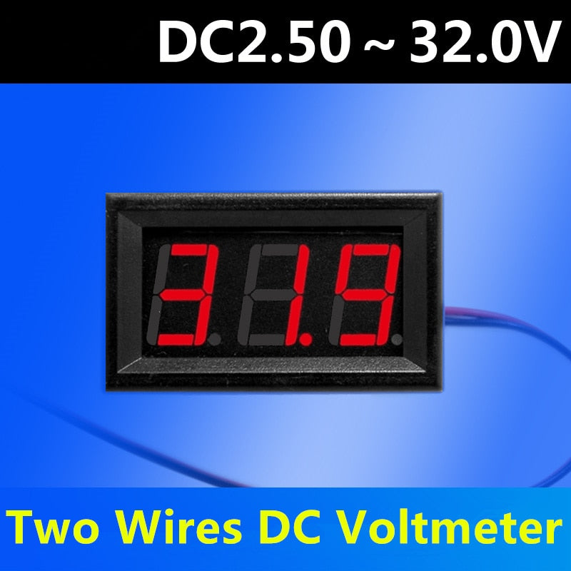 LED Panel Voltage Meter Gauge Digital Voltmeter Tester  Car Auto - KiwisLove