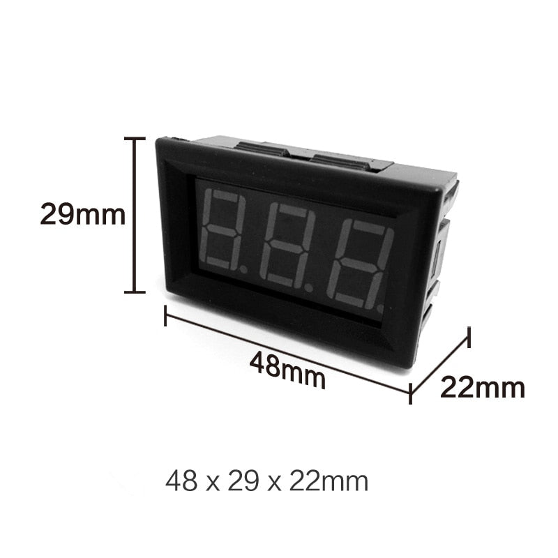 LED Panel Voltage Meter Gauge Digital Voltmeter Tester  Car Auto - KiwisLove