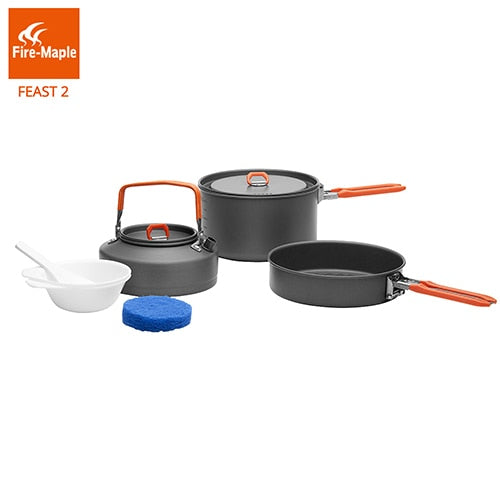 Fire Maple Picnic Pot Pan Set Aluminum Alloy Feast 2 FMC-F2 - KiwisLove