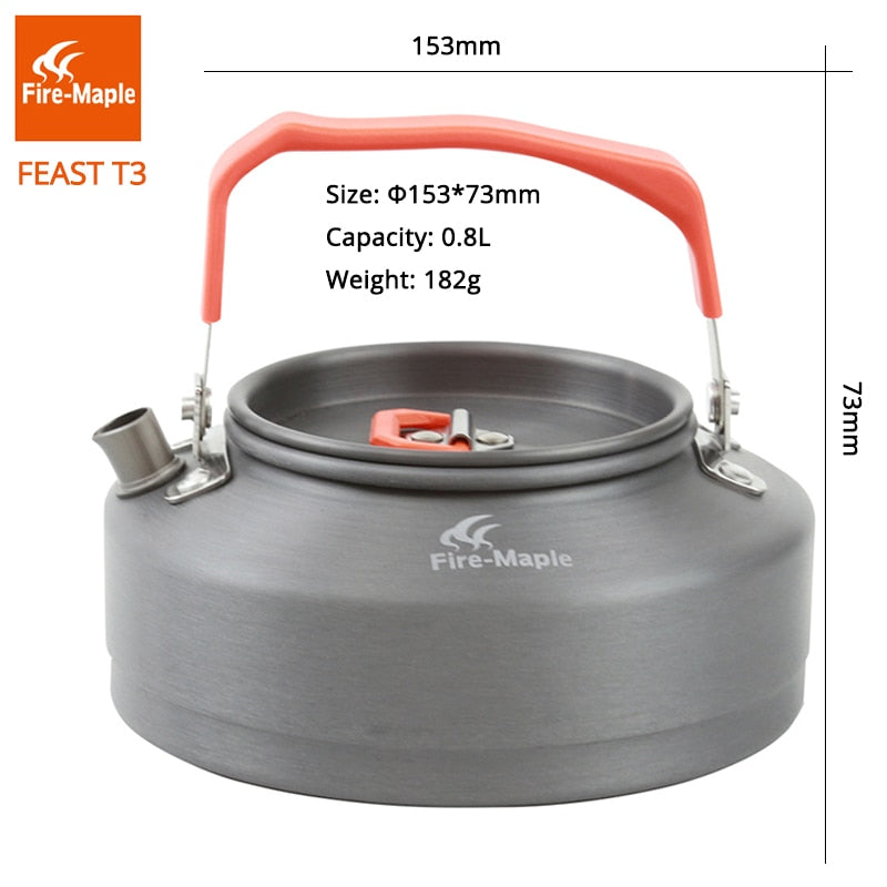 Fire Maple FMC-T3 Tea Pot  Kettle Coffee  0.8L - KiwisLove