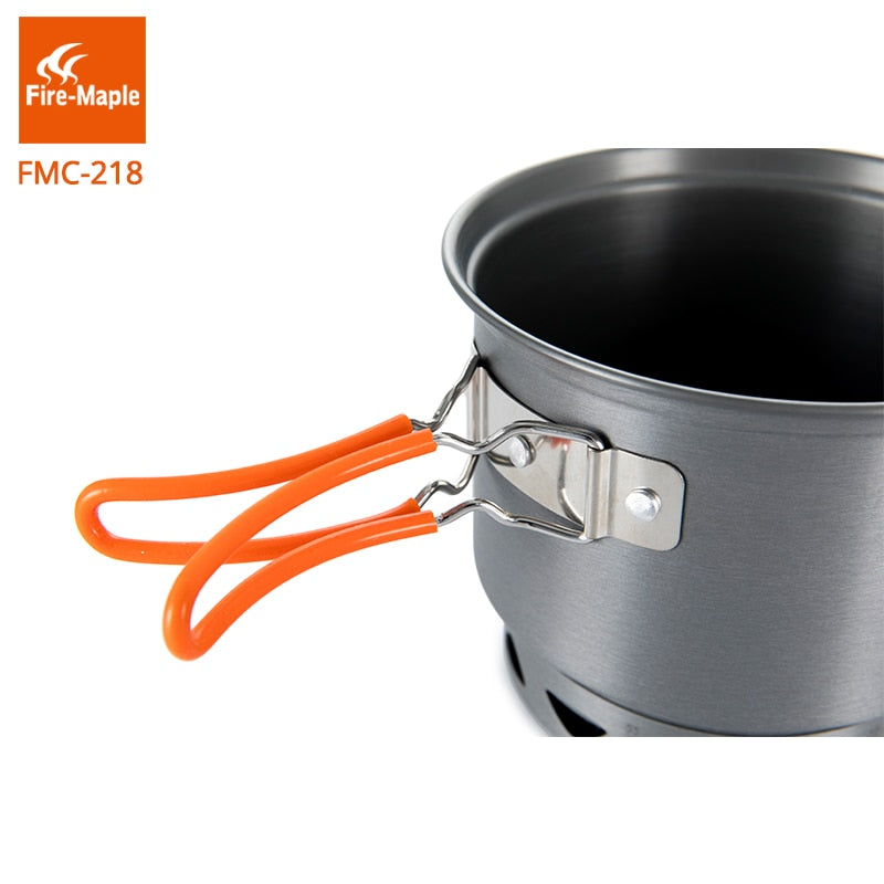 Fire Maple Camping Pots Set Foldable Heat Exchanger FMC-218 - KiwisLove