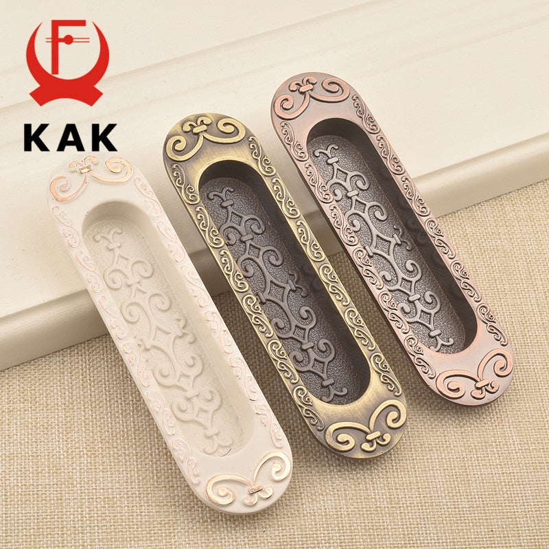 Hidden Door Handles Zinc Alloy Recessed Pull Sliding Door - KiwisLove