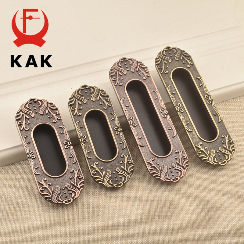 Hidden Door Handles Zinc Alloy Recessed Pull Sliding Door - KiwisLove