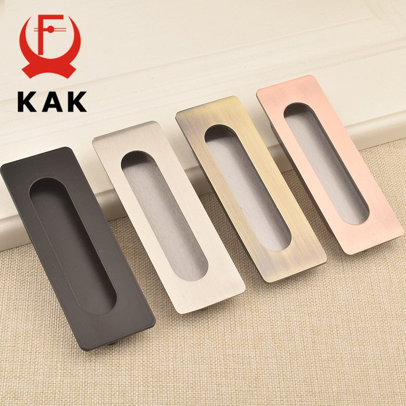 Hidden Door Handles Zinc Alloy Recessed Pull Sliding Door - KiwisLove