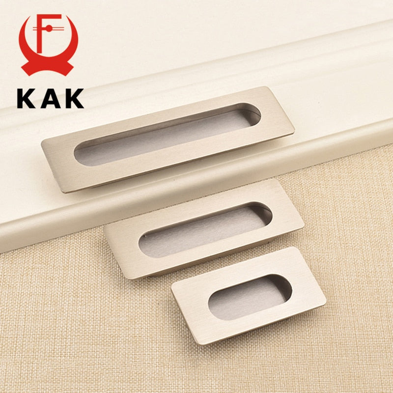 Hidden Door Handles Zinc Alloy Recessed Pull Sliding Door - KiwisLove