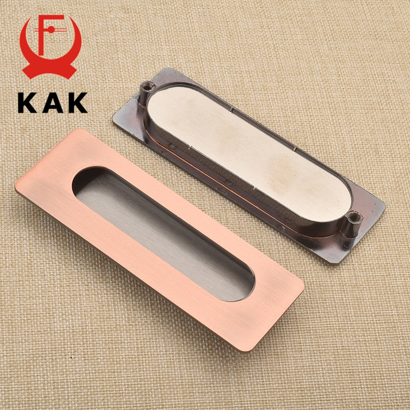 Hidden Door Handles Zinc Alloy Recessed Pull Sliding Door - KiwisLove