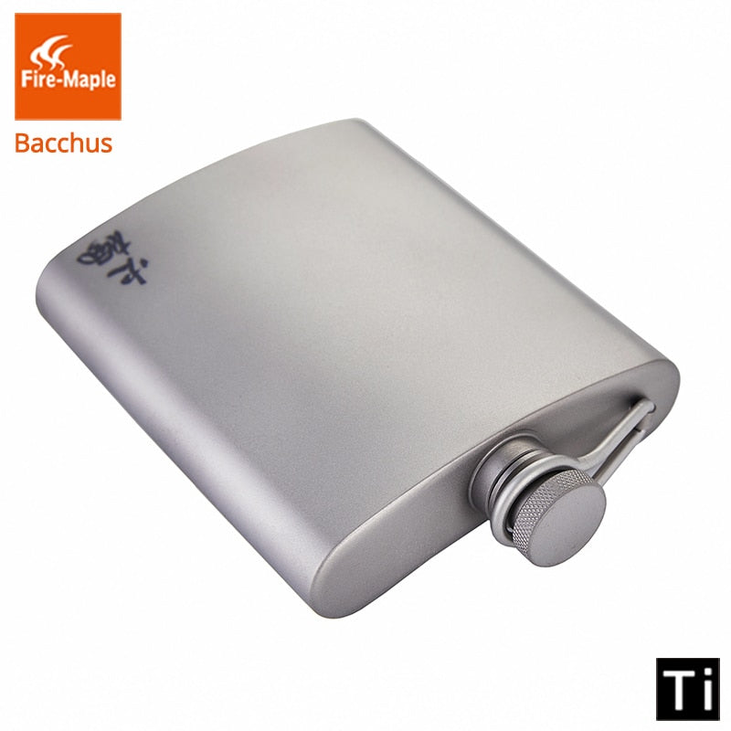 Fire Maple Titanium Hip Flask Bacchus 200ml 88g Drinkware Outdoor - KiwisLove