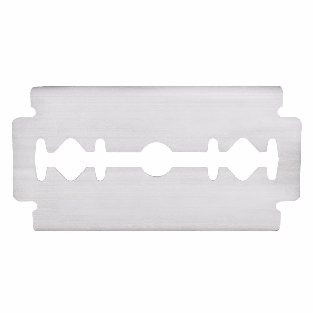 Qshave IT Razor Blade Straight  Titanium Double Edge Classic Safety  100 Blades - KiwisLove