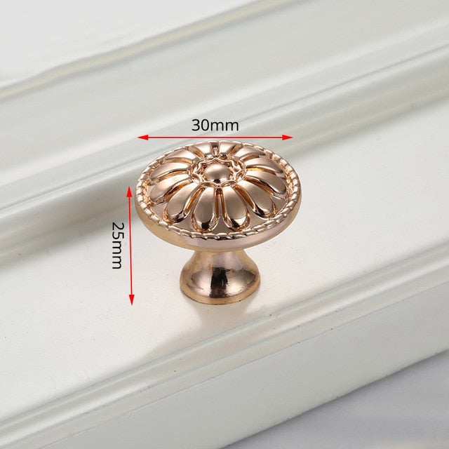 Champagne Door Handles Zinc Alloy - KiwisLove