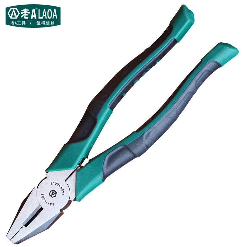 LAOA 8inch Steel wire Pliers Professional  pincer pliers High Hardness stainless Steel - KiwisLove
