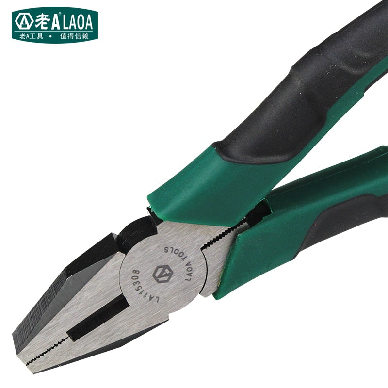 LAOA 8inch Steel wire Pliers Professional  pincer pliers High Hardness stainless Steel - KiwisLove