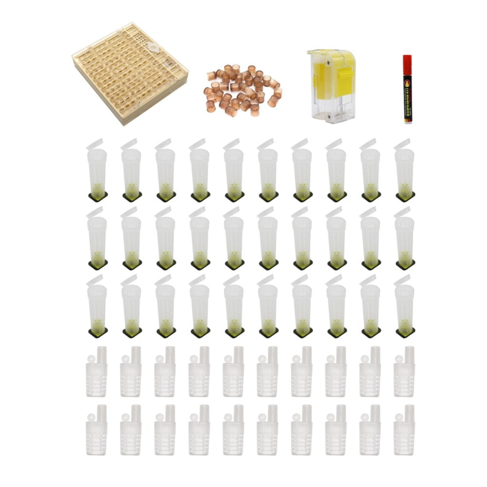 Beekeeper Tool Set Cell Cups Queen Rearing System Queen Bee Marker - KiwisLove