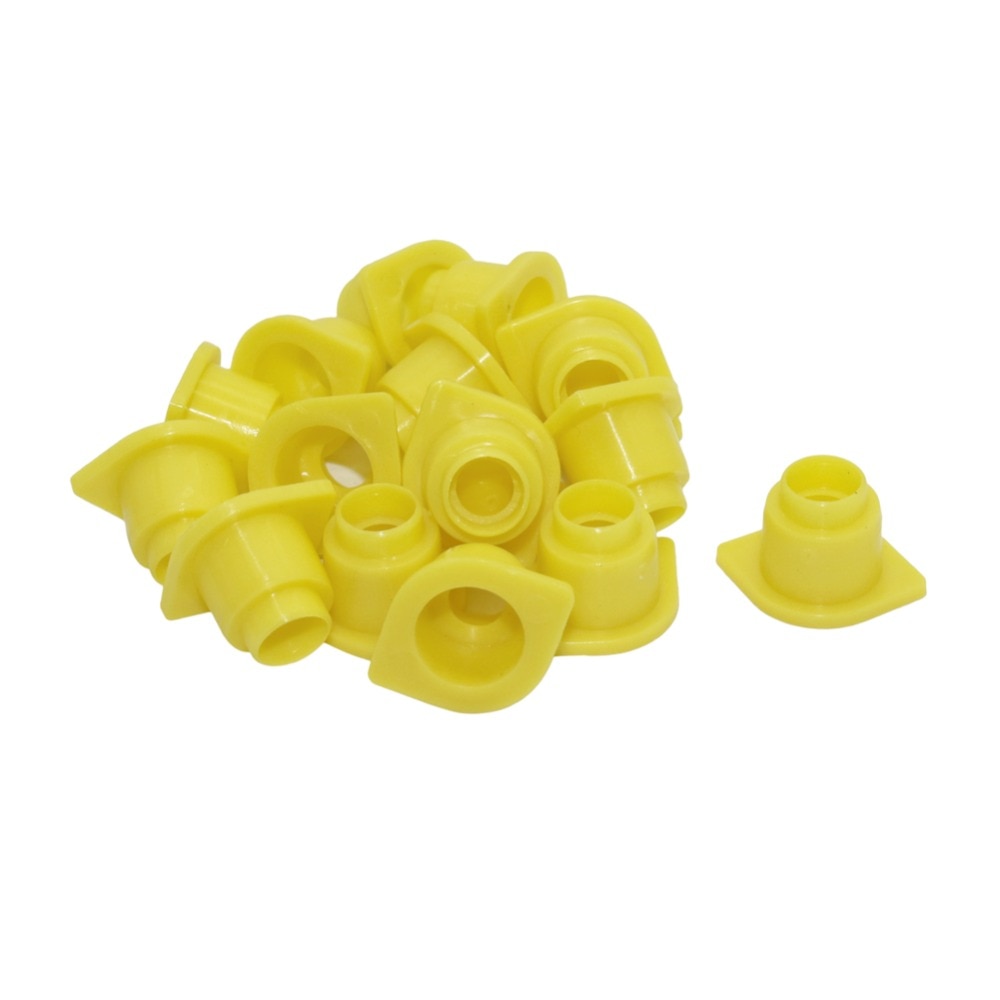 500 Pcs Queen King Cage Accessories Fertility Yellow Pedestal Guard Cover - KiwisLove