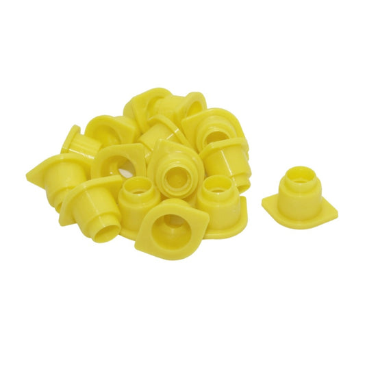 500 Pcs Queen King Cage Accessories Fertility Yellow Pedestal Guard Cover - KiwisLove