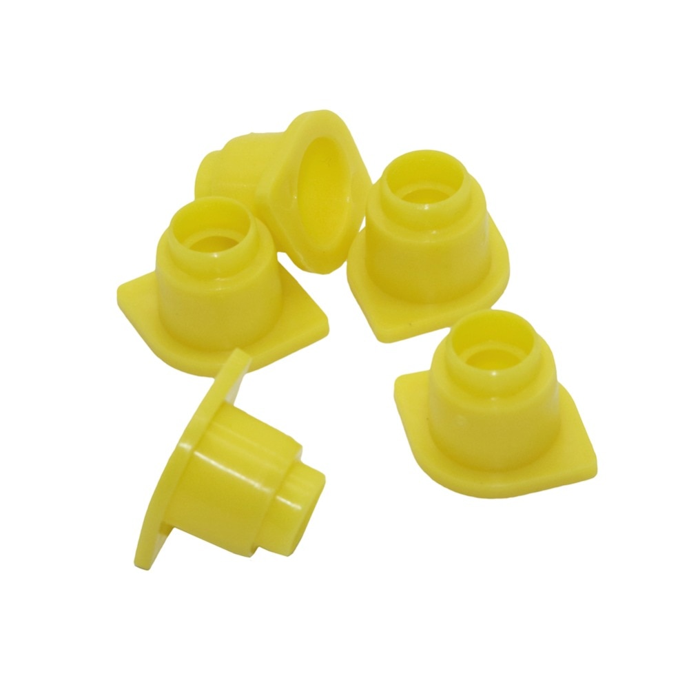 500 Pcs Queen King Cage Accessories Fertility Yellow Pedestal Guard Cover - KiwisLove