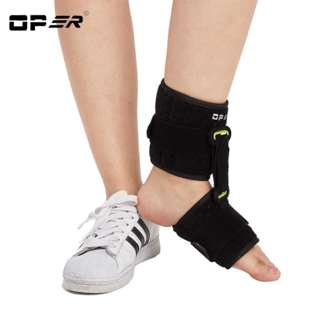 OPER Ankle drop foot brace Orthosis Adjustable Support  Arch Shock Absorber Bandage - KiwisLove