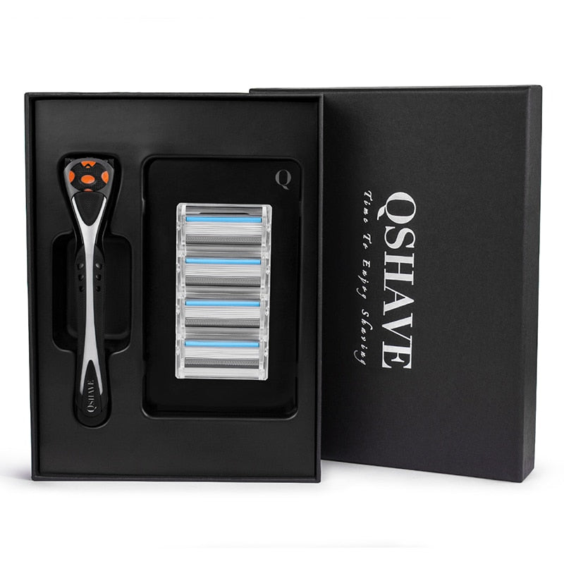Qshave Black Spider Man Manual Shaving Razor With Beautiful Present Box - KiwisLove
