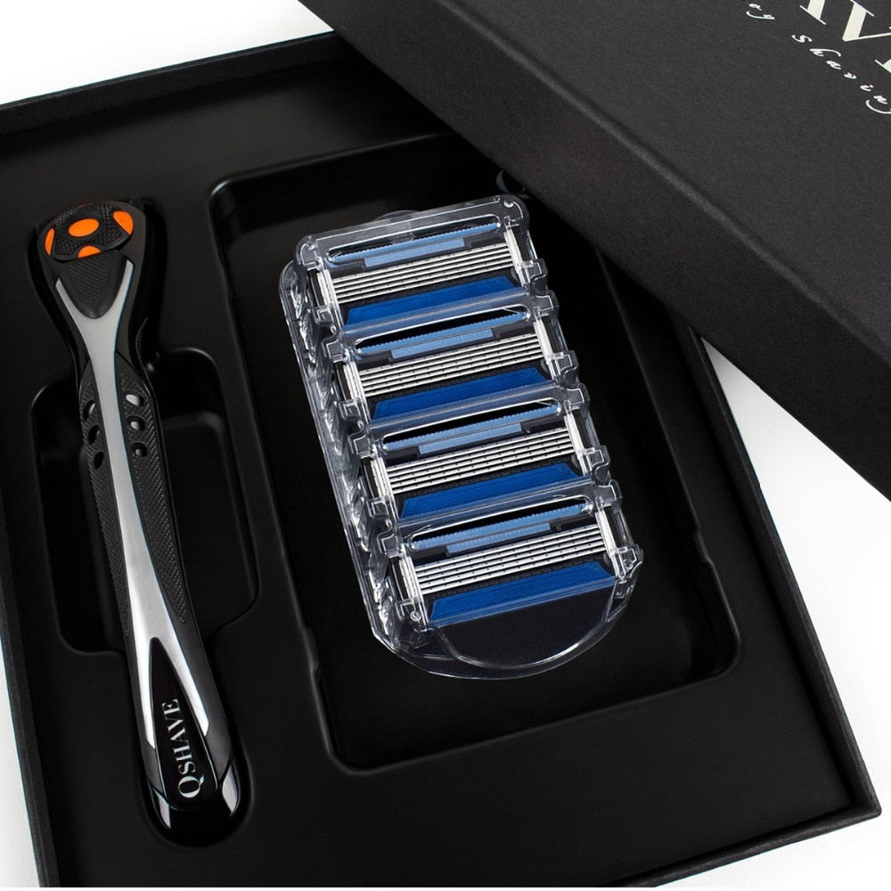 Qshave Black Spider Man Manual Shaving Razor With Beautiful Present Box - KiwisLove