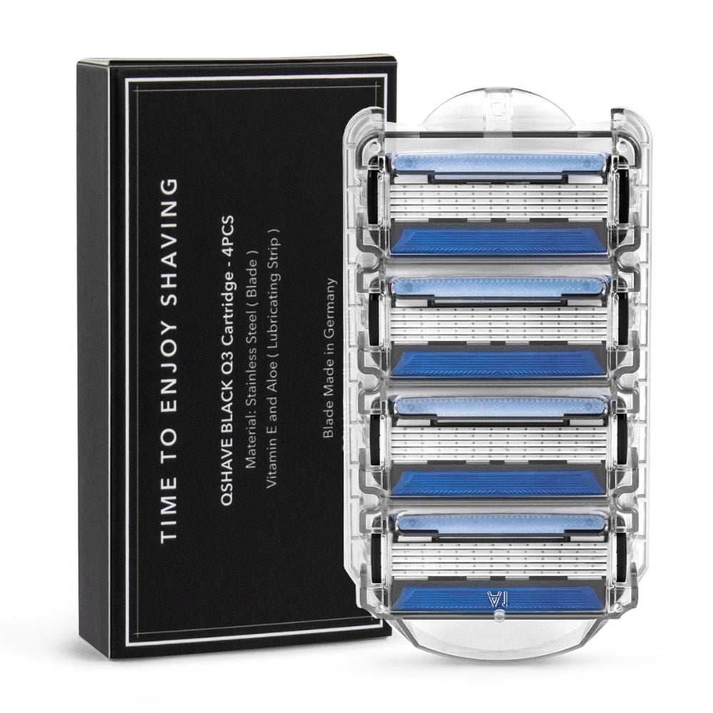 Qshave Black Spider Man Manual Shaving Razor With Beautiful Present Box - KiwisLove