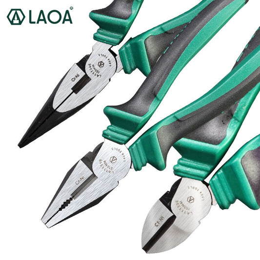 LAOA Cr-Ni Nippers Industrial Grade Side Cutters Japan Stype Cable Wire Cutter Long nose Pliers Diagonal Pliers Pincer Multitool - KiwisLove