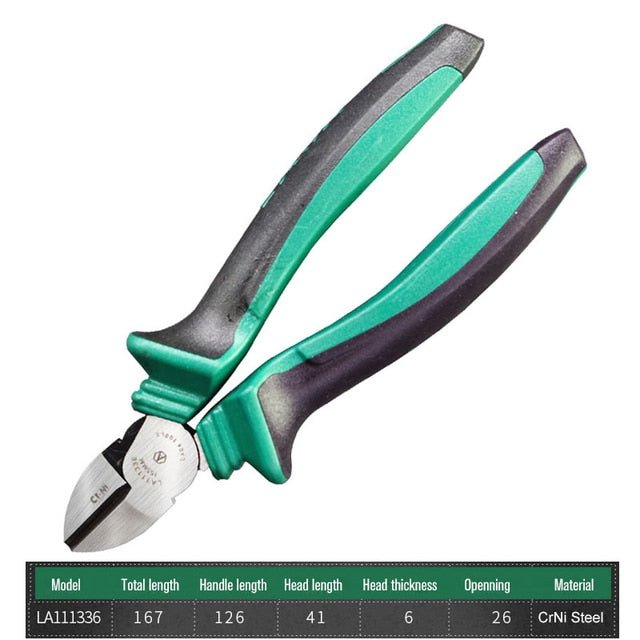 LAOA Cr-Ni Nippers Industrial Grade Side Cutters Japan Stype Cable Wire Cutter Long nose Pliers Diagonal Pliers Pincer Multitool - KiwisLove
