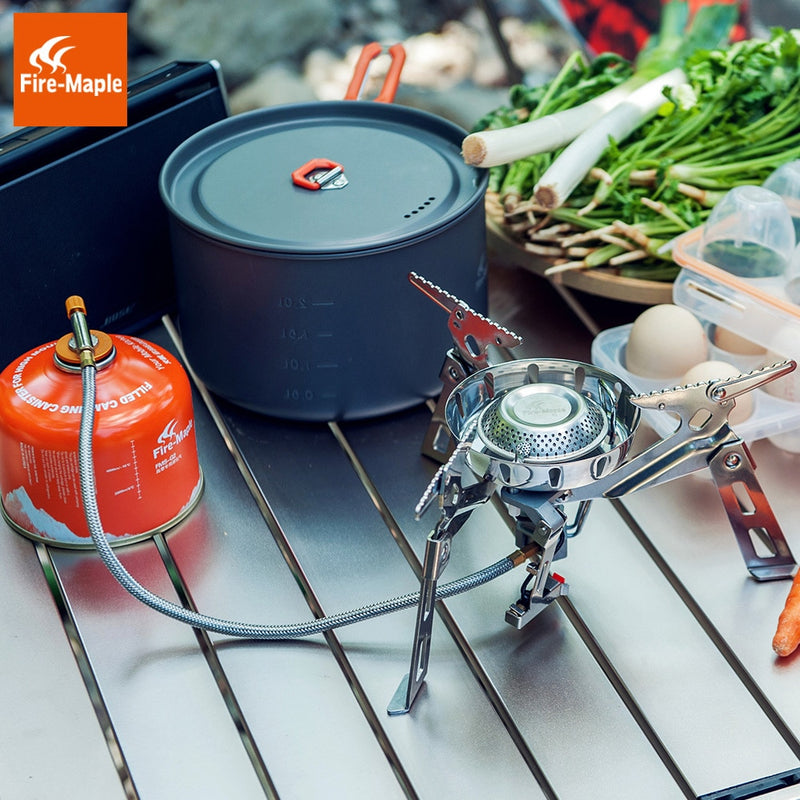 Fire Maple Camping Gas Burners Windproof 3600W Remote Gas Stove - KiwisLove