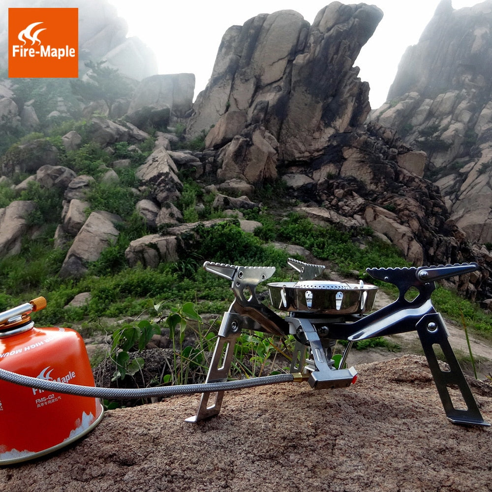 Fire Maple Camping Gas Burners Windproof 3600W Remote Gas Stove - KiwisLove