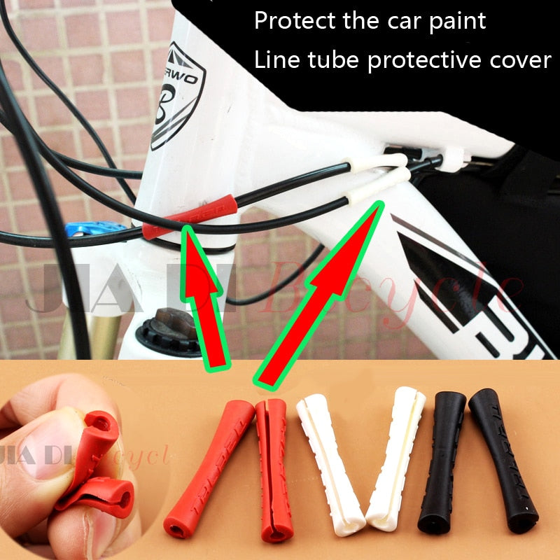 MUQZI  Bicycle Brake Shift Cable Protector Bike Frame Cable Protective Sleeve - KiwisLove