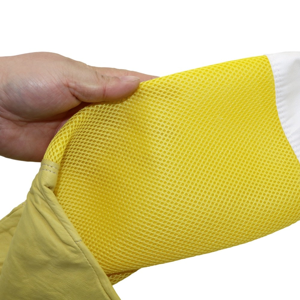 Beekeeping Gloves Sheepskin Breathable Material Bee Tools Mesh Hollow - KiwisLove