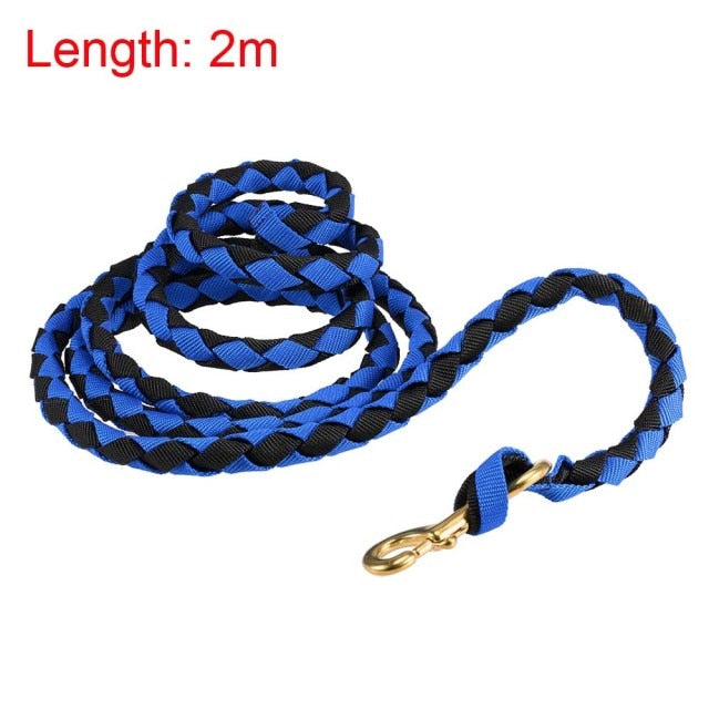 Horse Rope Halters with Brass Snap Training Rope Horse Riding Racing  Braid - KiwisLove