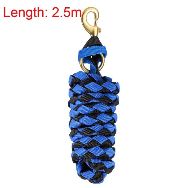 Horse Rope Halters with Brass Snap Training Rope Horse Riding Racing  Braid - KiwisLove